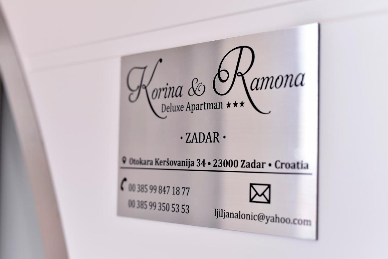 Deluxe Apartman Korina & Ramona Zadar Exterior foto